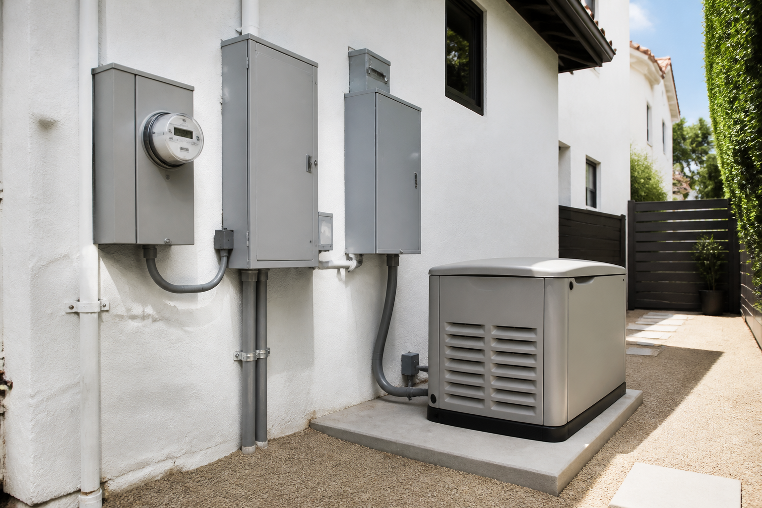 Beverly Hills Panel & Generator Prep before