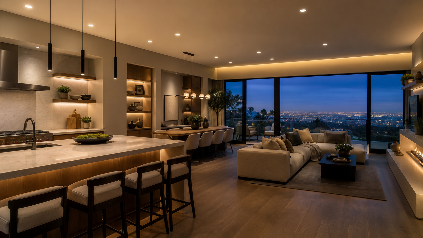 Hollywood Hills Smart Lighting Retrofit